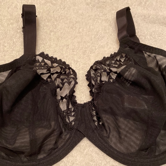 Elegant Black Lace Bra - Picture 3 of 9